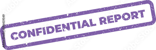 This is a rectangular purple rubber stamp with a textured appearance, indicating a documents classification