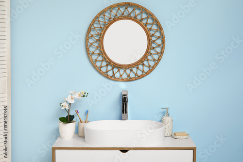 Modern sink with bath suppl...