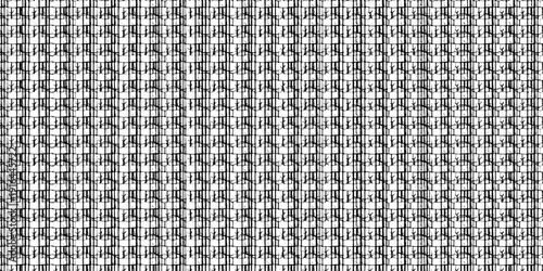 Seamless geometric 3D cubes design featuring a black and white textured pattern with gray silver metal elements and a square tile structure for a grey vector wallpaper backdrop