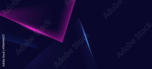  Technology background, Futuristic abstract digital background with dark blue and neon pink lines