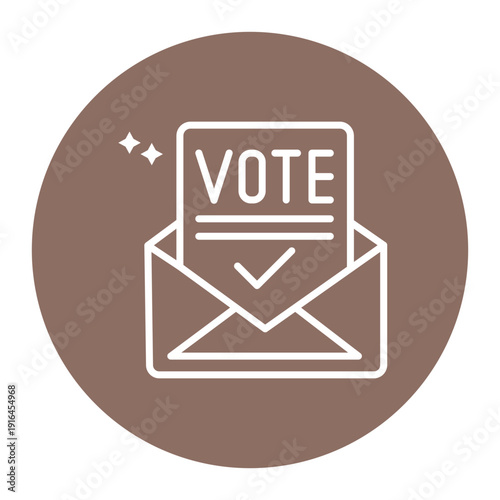 Absentee Voting Icon