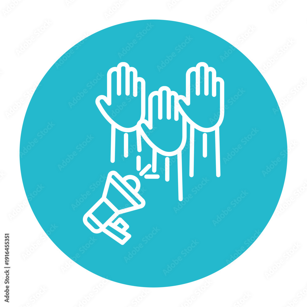 Obraz premium Democracy Icon