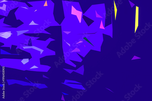 MASK - Irregular colorful geometric forms