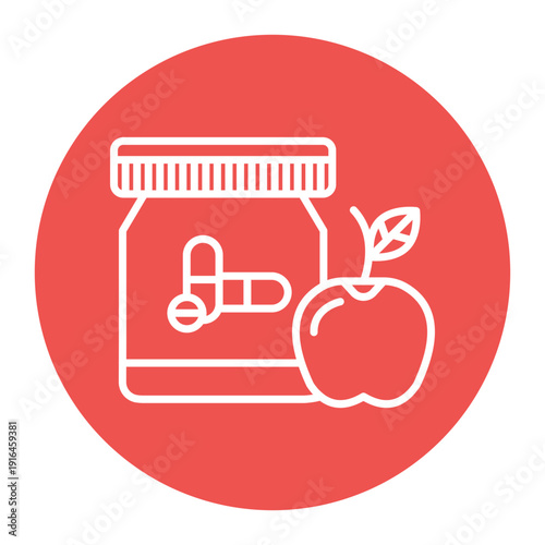 Dietary Food Supplements Icon