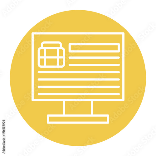 Online Jobs Platform Icon