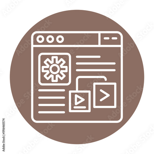 Content Management System Icon