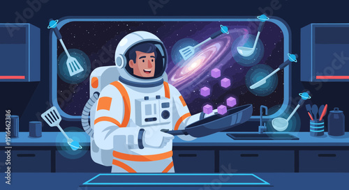 Astronaut Cooking in Space A Culinary Adventure Beyond Earth.