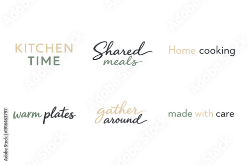 Kitchen time quotes: warm plates and shared meals for home cooking
