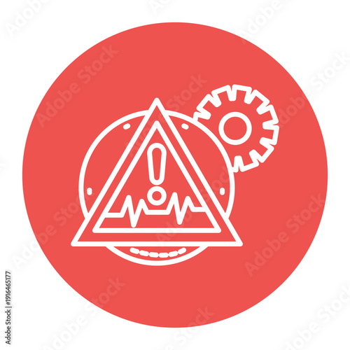 Earthquake Warning System Icon