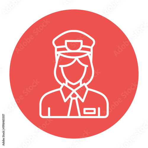 Policewoman Icon