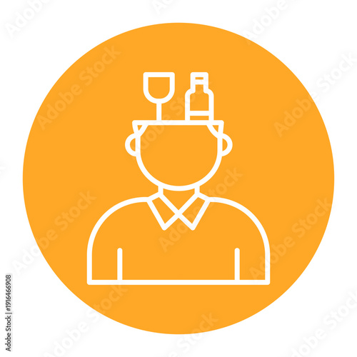 Alcohol Addiction Icon