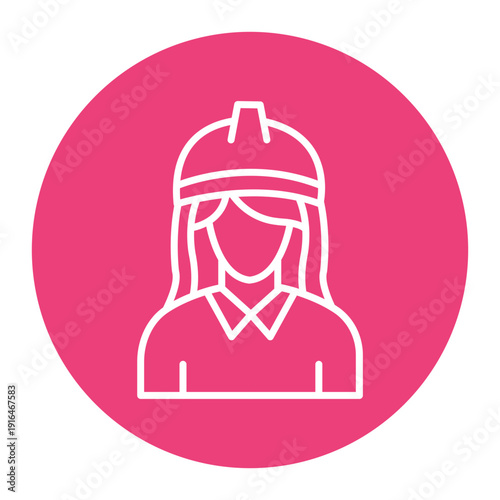 Engineer Female Icon