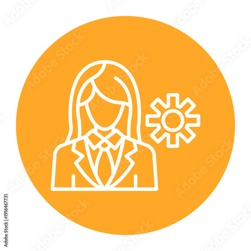 Manager Female Icon