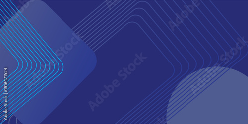 Abstract blue background. Modern simple blue geometric design. Minimal shapes. Suit for booklet, brochure, banner, poster, website, flyer, cover, corporate, backdrop. Vector illustration