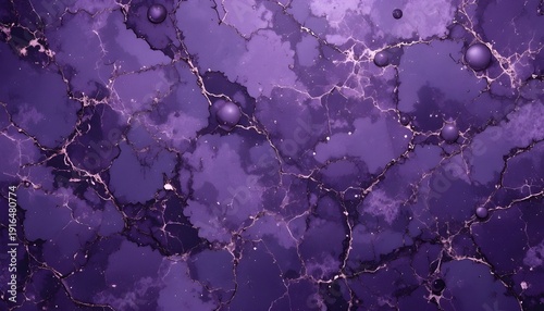 Glossy Purple Marble Textured Background with Elegant Luxury Swirl Effect