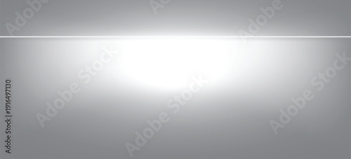 White grey studio room. Limbo light background. Abstract 3d gradient backdrop for product presentation. Minimal wall scene spotlight. Showcase, promotion display.
