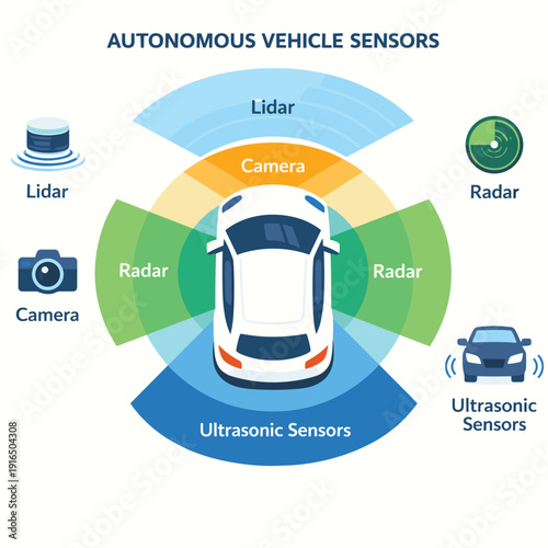 Autonomous vehicle sensor technology with detection systems