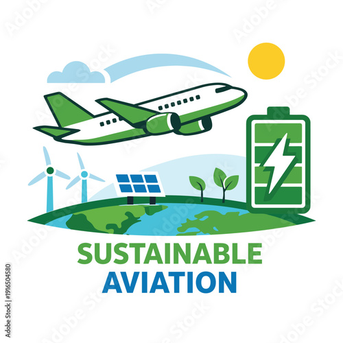 Sustainable Aviation Concept with Green Energy