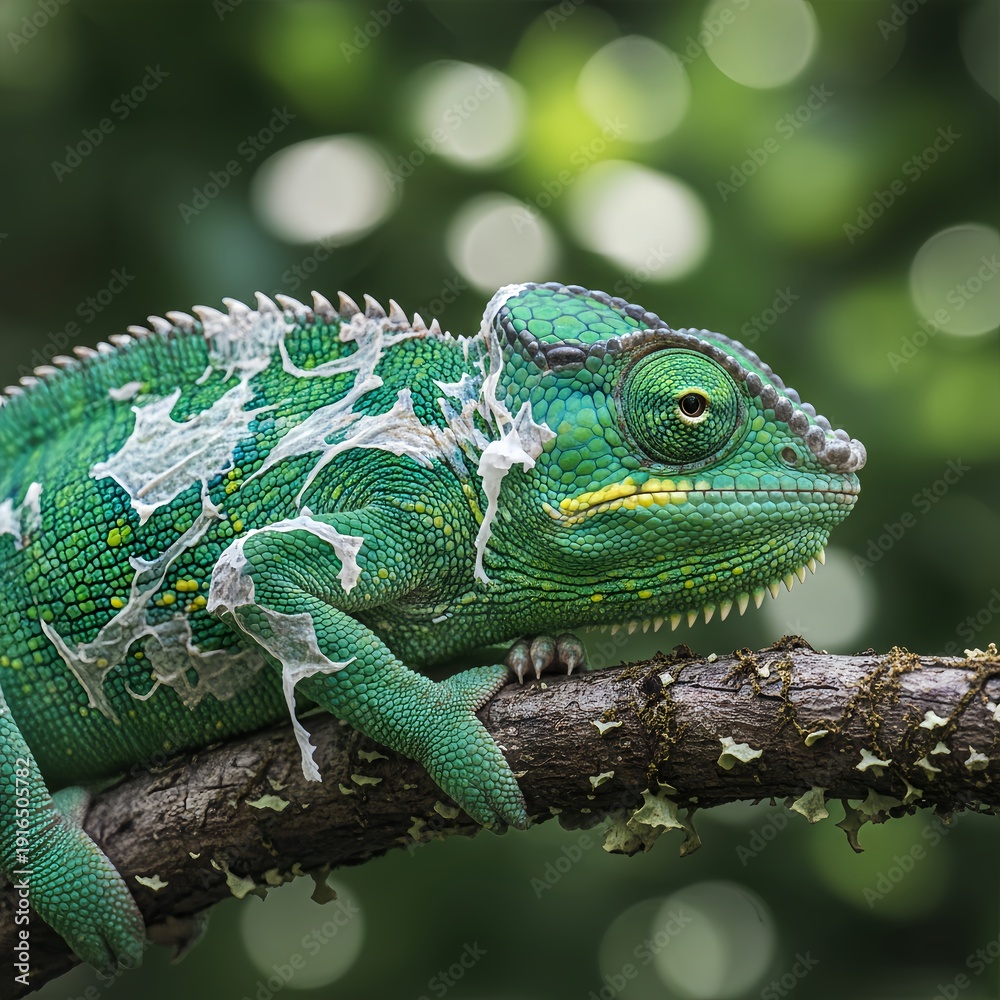 Fototapeta premium iguana on a tree
