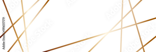 Abstract golden straight  lines background. Bright banner bg