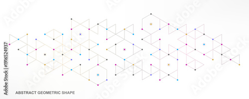 Abstract vector background with a geometric pattern of triangle shapes. Graphic design element 