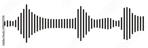 Sound waves collection. Analog and digital audio signal. Music equalizer. Podcast sound waves for music player, podcast, noise message, music. Audio wave icon. Vector illustration.