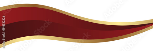 Red background with gold lines and abstract gold rays