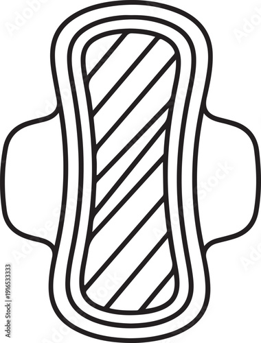 Sanitary pad for feminine hygiene and protection