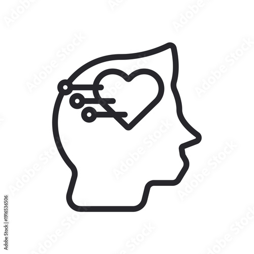 compassionate icons outline and Flat Style,transparent background