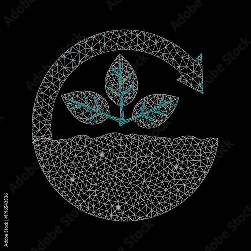 Sustainable organic waste decomposition system utilizing circular economy principles for soil regeneration and carbon sequestration in agricultural technology solutions.