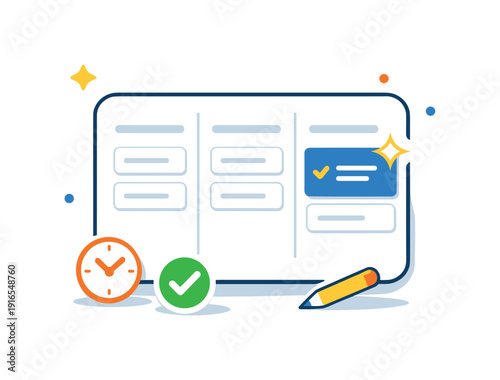 Intentional clarity and simplified workflow in a modern professional routine focused on organizing priorities and reducing mental clutter, a clean