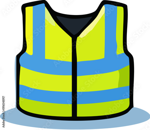 High Visibility Safety Vest.