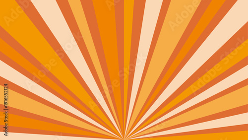 Orange pop radial line background material