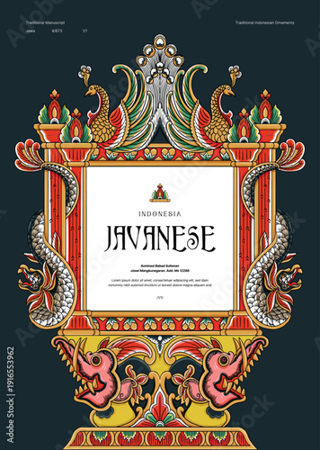 java manuscript wedana renggan illustration javanese