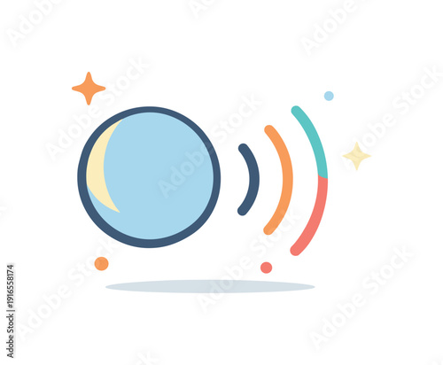 Detecting weak signals and early indicators before they amplify into clear trends expressed through cosmic sensing, a faint star barely visible beside