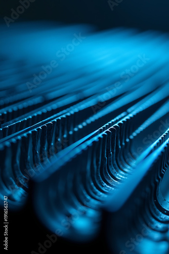 blue fiber optic background