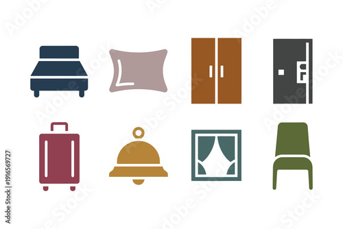 Exploring various hobbies and interests through vibrant icons