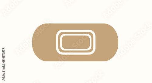 Medical adhesive bandage illustration healing concept healthcare symbol