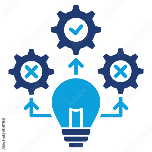 approach blue style combination icon