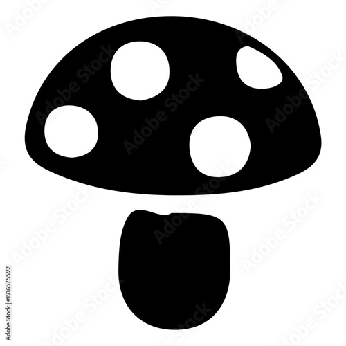 Mushroom Icon for Spring