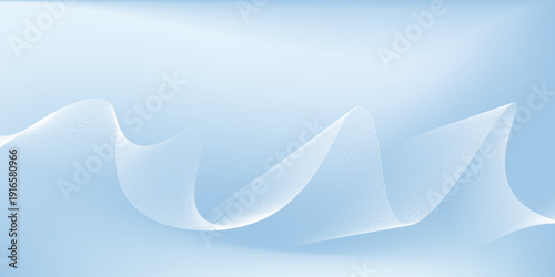 Blue studio room. Limbo light background and line Abstract 3d backdrop for product presentation. Minimal wall scene.