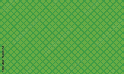 Green geometric lattice pattern forming a seamless textured background, ideal for modern design, wallpaper, packaging and web graphics with subtle depth and clean symmetry in high resolution
