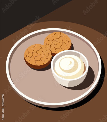 pastries vector