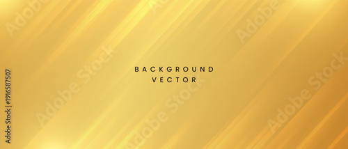 Luxury gold abstract background featuring metallic diagonal stripes with soft glowing light flares and a gradient satin texture