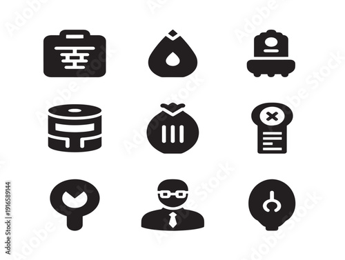 Modern mythical creature silhouette in magical art style