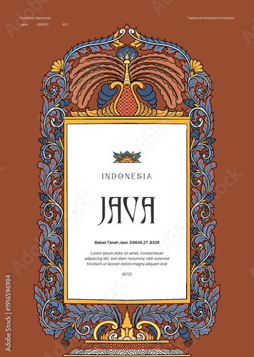 java manuscript wedana renggan illustration javanese