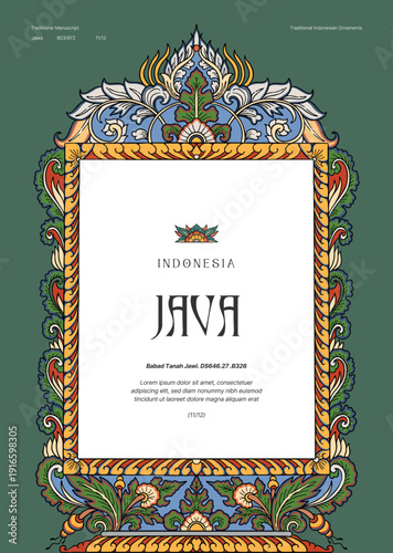 java manuscript wedana renggan illustration javanese