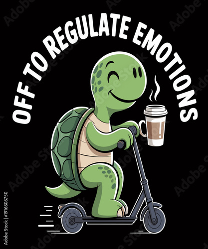 A Funny Turtle Mental Health Teacher