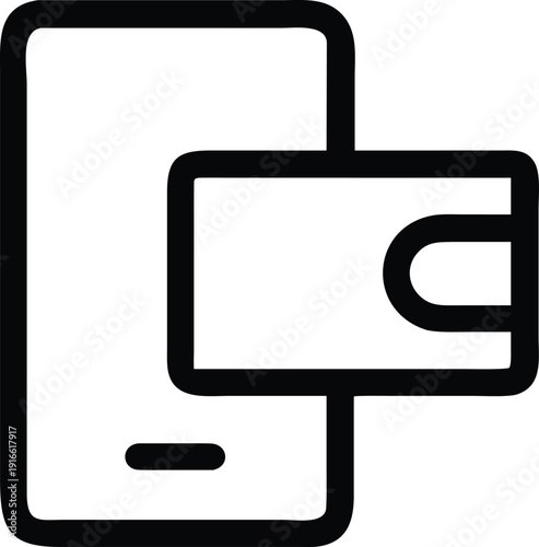 A smartphone with a credit card being inserted into its back