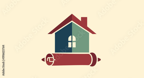 Conceptual Illustration of Home Energy Storage Battery.
